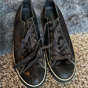 Converse Black Leather Men's Sneakers